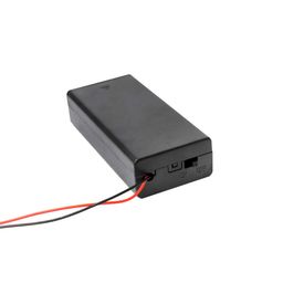 Electronicspices (PACK OF 2)18650 x 2 Cell battery holder with cover and On/Off Switch image 2