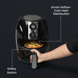 Prestige PAF 4.0 Electric Air Fryer with Temperature and Timer Control (Black, 1400 Watt, 4.5-Litres) image 5