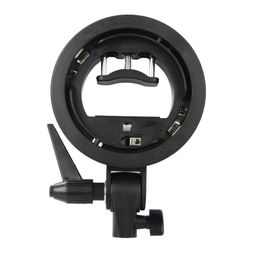 hanumex Hanumex® S-Type Flash Bracket: Ultimate Holder for Speedlite, Snoot, and Softbox Brilliance! image 1