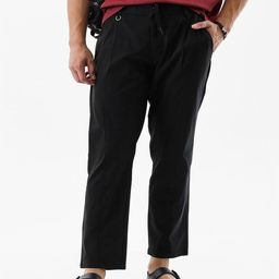 Snitch Men Black Mid-Rise Slim Fit Trouser-image-75