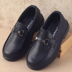 Pine Kids Slip On  Loafer Shoes - Blue-picture-0
