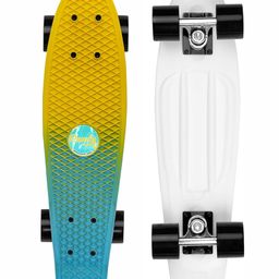 Jaspo Candy Cruiser Kids Skateboard, Penny Skating Board,Skating Deck Size-22x6 Inches, Skateboard for Kids, Teens,Adults,Fibre Board, TPU Wheels, Anti Skid Skating Board-27
