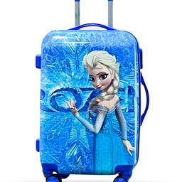 Junior Joe 24 Inch Kids Trolley Bag, Polycarbonate Hard Shell, Cabin Size travel Luggage with Spinner Wheels-image-54