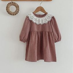 LULU & SKY Puff Sleeve A-Line Dress-image-47