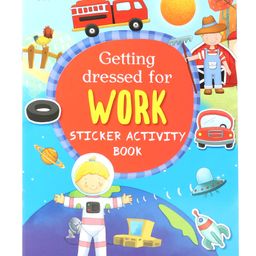 om books international Getting Dressed for Work - Sticker Activity Books image 2