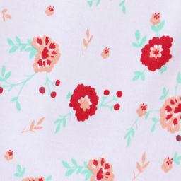 Bloom Up Flutter Sleeves Jumpsuit Floral Print - White image 3