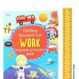 om books international Getting Dressed for Work - Sticker Activity Books image 3