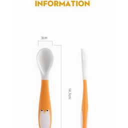 Cozy Vibes Children Learn Eating Baby Training Practice Tableware Twist Bendable Fork Spoon Silicone Soft Spoon Set - Pack of 1 - Color May Vary image 3