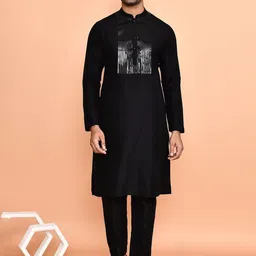 Arihant Rai Sinha Men Embroidered Regular Kurta with Trousers-image-98