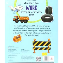 om books international Getting Dressed for Work - Sticker Activity Books image 4