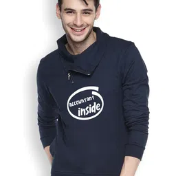 Campus Sutra Navy Printed Sweatshirt-picture-40