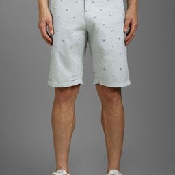 Louis Philippe Sport Men Striped Mid-Rise Knee Length Slim Fit Shorts-image-54