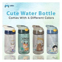 FunBlast Cartoon Water Bottle with Sipper - Random Color and Design image 5