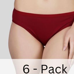 Fabme Women Pack Of 6 Assorted Hipster Briefs PO6-PT37-picture-41