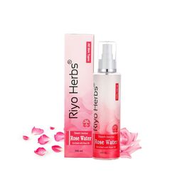 Riyo Herbs Enriched With Rose Oil Steam Distilled Rose Water - 200 ml-44