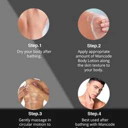 MANCODE Men Aqua Perfumed Body Lotion with Squalane - 200 ml image 4