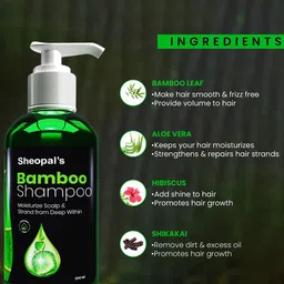 Sheopal's Bamboo Shampoo For Advanced Hairfall Solution - 200ml image 4
