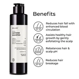 BRILLARE Sulphate Free Caffeine Shampoo for Hairfall Reduction  - 200 ml image 5