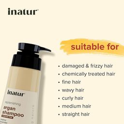 Inatur Set Of Argan Shampoo 350ml & Conditioner 200ml image 2