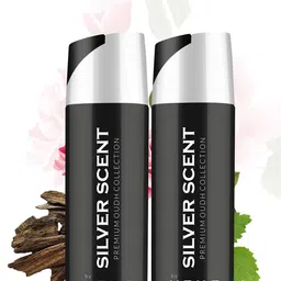 NEXT CARE Set of 2 Silver Scent Long Lasting Scented Body Spray - 200ml/133g each-15