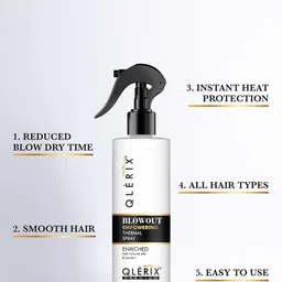 QLERIX Set Of 2 Blow Out Empowering Thermal Spray With Keratin - 200 ml Each image 2