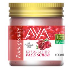 AYA Set of Pomegranate & Tea Tree Exfoliating Face Scrubs - 100 ml Each image 2