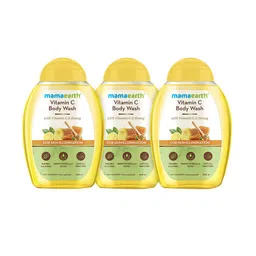 Mamaearth Set Of 3 Vitamin C Body Wash For Skin Illumination - 300ml Each-image-64