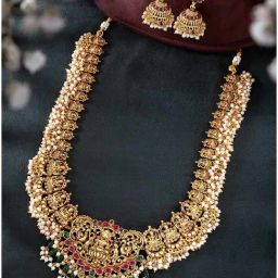 Peora Golden Multi CZ-Jewellery Set for Women-image-23
