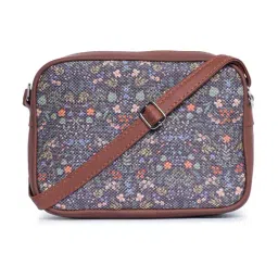 ZOUK Kashmir Royals Multicolor Printed Cross Body Bag-image-1