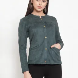 KASSUALLY Green Relaxed Fit Tailored Jacket-picture-44