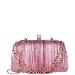 Globus Pink Textured  Clutch-15