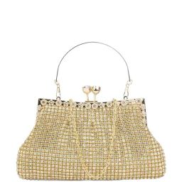 Globus Golden Embellished  Clutch-25