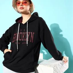 Dillinger Black Cotton Graphic Print Hoodie-picture-0