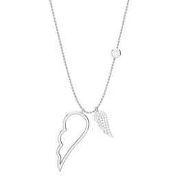 Praavy 92.5 Sterling Silver Angel Wings Necklace for Women-13