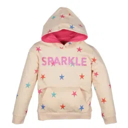 Plum Tree Kids Peach Embellished  Hoodies-image-99