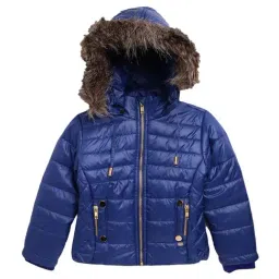 Elle Kids Blue Regular Fit Jacket-image-80