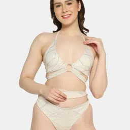 Da Intimo Beige Printed Swimwear-image-10
