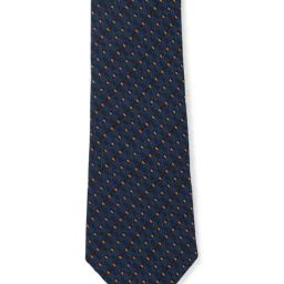 Louis Philippe Navy Textured Tie-picture-8