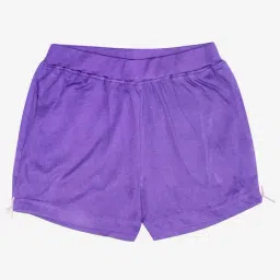 Kiddopanti Kids Violet Solid Shorts-image-82