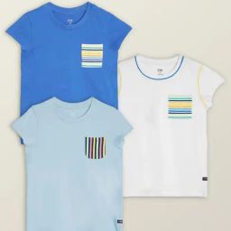 XY Life Kids Multicolor Cotton Printed T-Shirt (Pack of 3)-image-53