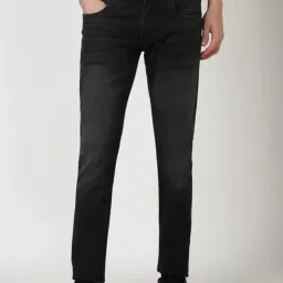 Peter England Casuals Black Cotton Skinny Jeans-picture-38