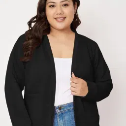BRINNS Black Solid Casual Jacket-image-52
