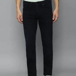 Louis Philippe Jeans Navy Blue Slim Fit Jeans-image-8