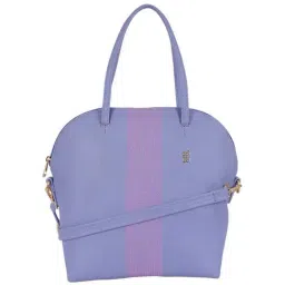 Baggit Purple Textured Medium Bowler Bag-image-90