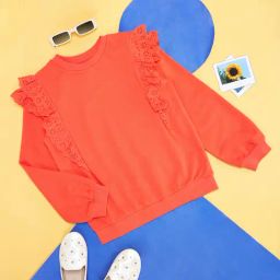 YU by Pantaloons Kids Coral Solid Full Sleeves Sweatshirt-image-62