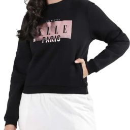 Elle Black Printed Sweatshirt-picture-48