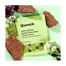 Quench Botanics Matcha Better Bubble Sheet Mask for Skin Detox - 21 ml image 3