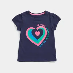 Mothercare Kids Navy Printed T-Shirt-image-84