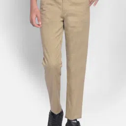 Crimsoune Club Kids Beige Checks Trousers-image-63