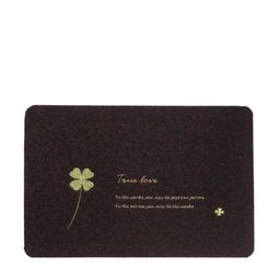 Cortina Black & Brown Patterned Rectangular Doormat image 4